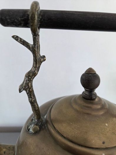 Brass Kettle on Stand