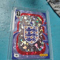 England Emblem Panini world cup card