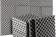 Acoustic Sound Proofing Foam Panels: 12 Pack Acoustic Foam Panels with Double Sided Tape - 1"X12"X12" Fireproof Sound Proofing Panels for Wall Recording Studio Office Home