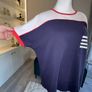 Ladies Navy, White & Red Tee Shirt from West Quay Carrig Donn Image 6