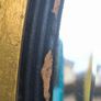 Regency style convex mirror gold circular vintage Image 3