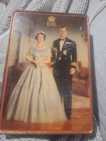 1953 Queen Elizabeth & Phillip Toffee Tin