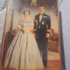 1953 Queen Elizabeth & Phillip Toffee Tin