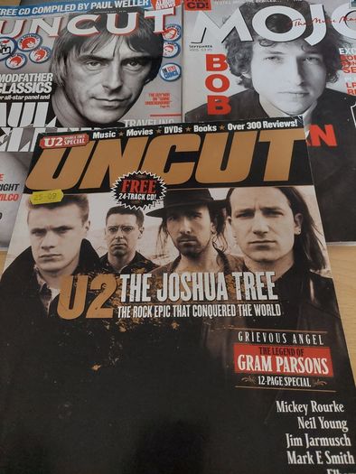 Uncut x 1/ Mojo x 1   -   U2/ Dylan  -    Magazines