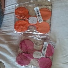pink and orange bunting party