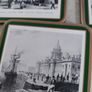 Set Of 6 Small Coasters Of Old Dublin Sites In Box. Image 7