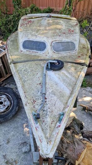 Cabin Cruiser boat on Galvanised Trailer