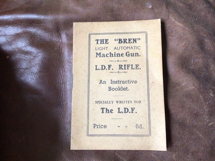 Bren Machine Gun Instruction Booklet