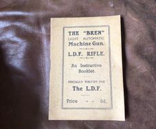 Bren Machine Gun Instruction Booklet