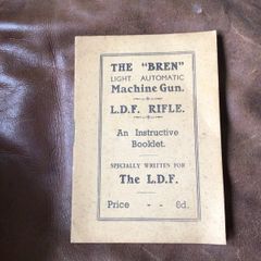 Bren Machine Gun Instruction Booklet