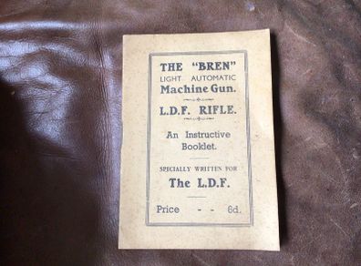 Bren Machine Gun Instruction Booklet