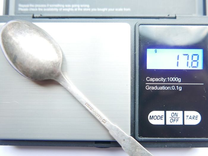 Vintage 1935 Silver Plated Spoon