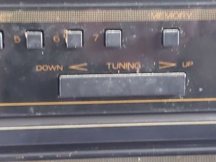 Mitsubishi Music Centre, Model DA-60R, Radio, CD, Tape, Phono, Aux, 2 Philips speakers included, in good condition for its age