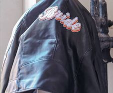 "Bride" Leather Biker Style Womens