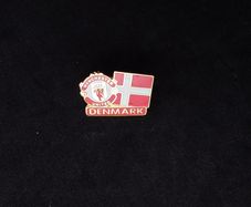 Manchester United Supporters Club - Denmark Lapel Pin Badge