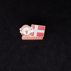 Manchester United Supporters Club - Denmark Lapel Pin Badge