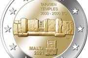 Malta 2 Euro Commemorative Coin 2021 - Tarxien Temples. UNCIRCULATED.