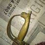 Antique Curved Sword with Brass Hilt, Postage Available Image 2