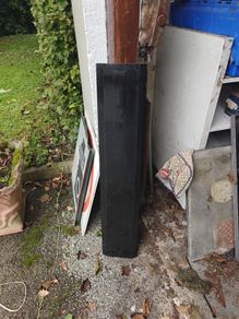 black Granite Door saddle 200 wide by 1m 30 in length unique piece.