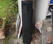 black Granite Door saddle 200 wide by 1m 30 in length unique piece.