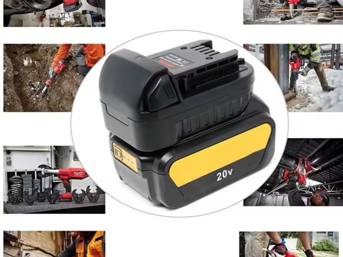 Battery Adapter Converts For Dewalt 18V Battery Convert For Dewalt 20V Battery To For Milwaukeee 18V Tool Use