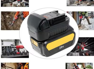 Battery Adapter Converts For Dewalt 18V Battery Convert For Dewalt 20V Battery To For Milwaukeee 18V Tool Use