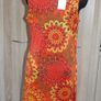 Brand new Keawa orange above the knee wrap dress size XL UK14 EU42 Postage included Image 2