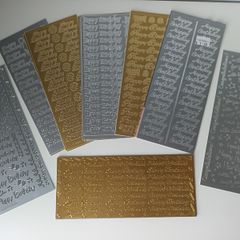 Craft Stickers -  Happy Birthday - Mixed