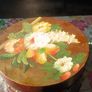 Large Vintage Hand Painted Wooden Box Image 2