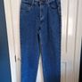Authentic Original Basic Denim Jeans Blue Stonewashed Waist 36 Leg 33 100% Cotton Image 4