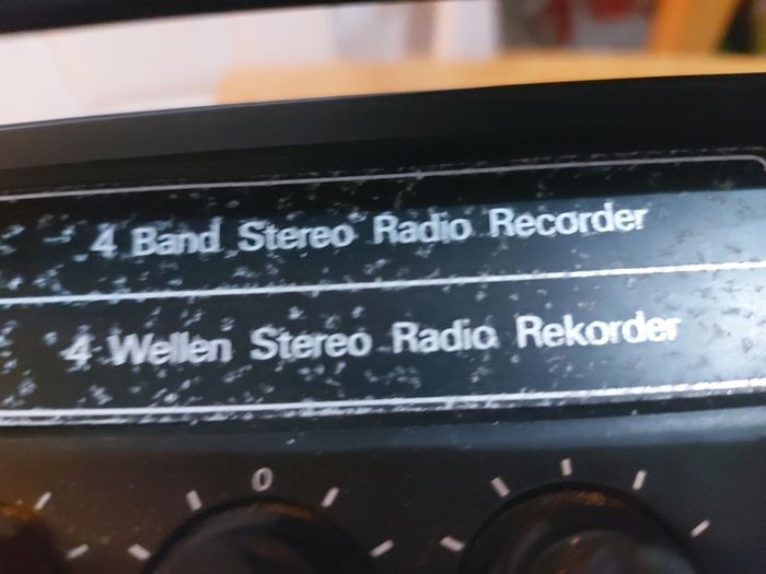 Vintage Radio and Tape Player-Recorder, everything working great and in excellent condition