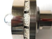 Diamond Profile Wheels for granite, marble edge profiling. HALF BULLNOSE 5mm, 10mm, 15mm