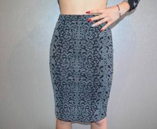 Gucci Authentic New Stretch Viscose Skirt S, Xs