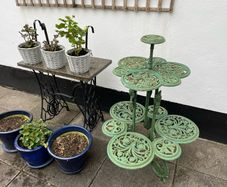 Antique Plant Stand wrought iron