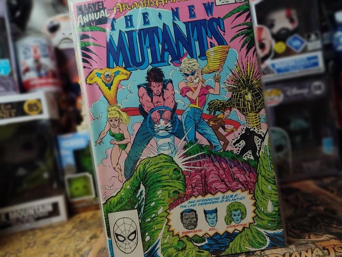 New Mutants Annual ! Issue #5 ! Atlantis Attacks ! Copper Age Comic from 1989 ! by Marvel !