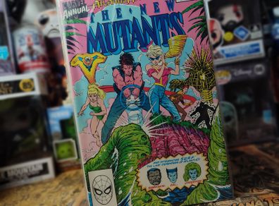 New Mutants Annual ! Issue #5 ! Atlantis Attacks ! Copper Age Comic from 1989 ! by Marvel !