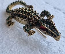 Crockodile brooch