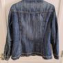 Denim cotton jacket with faux fur lining warm winter size 16 button closure in very good condition with no issues see last two photos for exact measurements FREE STANDARD POSTAGE INCLUDED Image 2
