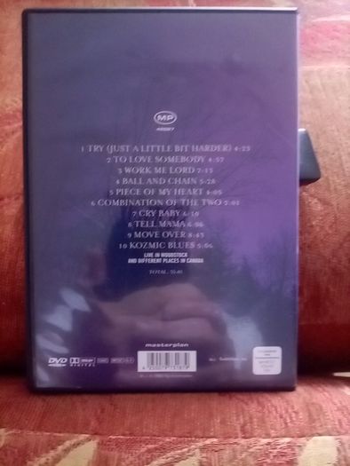 Dvd Janice Joplin Piece Of My Heart