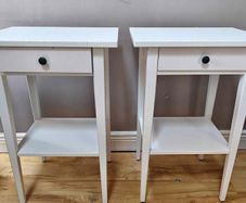 Two Ikea bedside tables