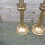 A pair of 9 inch brass candle stick holders Image 2
