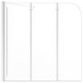 Bath Enclosure 120x69x130 cm Tempered Glass Transparent Image 4