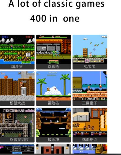 Mini Handheld Game Console 400 in 1