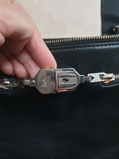 D&G crosbody leather bag
