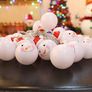 Christmas Light,Led Christmas Snowman String Starry Light for Gardens,Home,Wedding,Christmas Party,Battery-Powered,Christmas Decoration,Warm White (FREE POSTAGE) Image 7