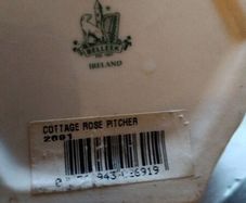 A Beautiful Belleek Pitcher
