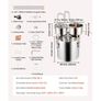 Alcohol Still, 5 Gal / 19 L Stainless Steel Water Alcohol Distiller with Copper Coil for Fast Cooling Image 4
