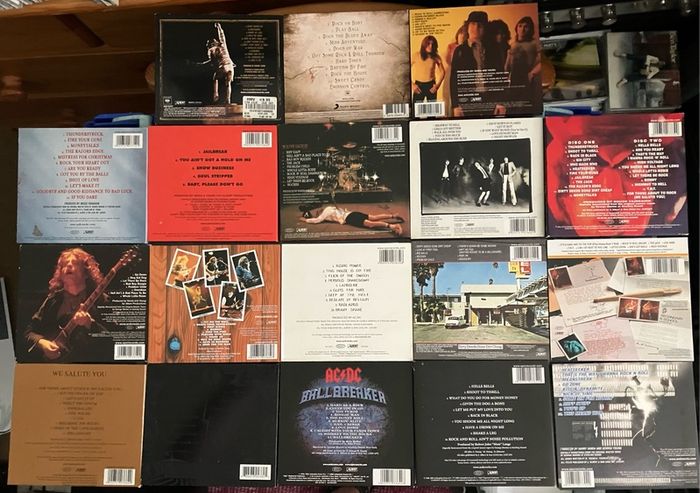 a concise collection of  AC/DC  albums