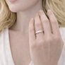 925 Silver Plain Vintage Band Ring Image 2