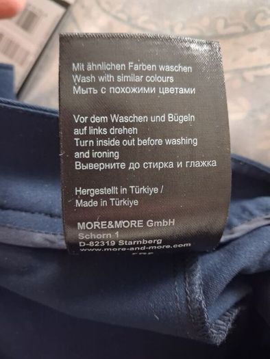 More & More Navy Trousers - UK 12 DE 38 - BNWT RRP 90